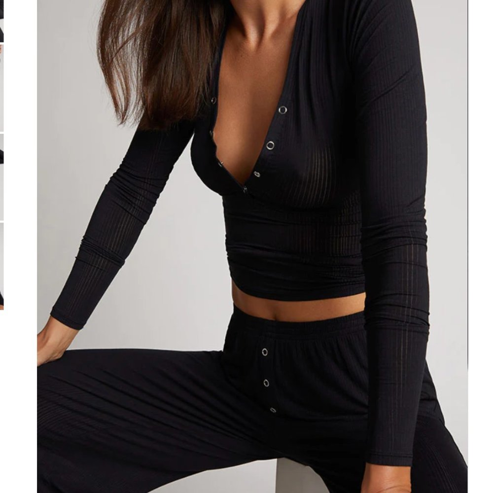 COPY - Negative Whipped Henley / Pants Sleep Set